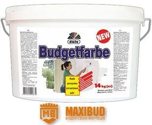 Фарба для стін Budgetfarbe 10 л./ 14 кг. TM DUFA 000005706 фото