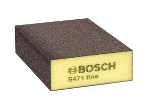 Губка шліф.4-х стор. 69х97х26 мм Р100-Р120 Fine BOSCH 000012808 фото