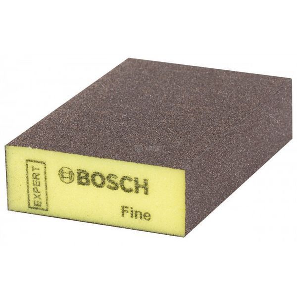 Губка шліф.4-х стор. 69х97х26 мм Р100-Р120 Fine BOSCH 000012808 фото