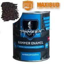 Емаль 3в1 HAMMER ENAMEL темно-коричнева 0,75л PANZER 000064345 фото