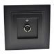 Розетка TV кінцева з екраном Mono Electric (графіт)