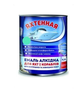 Емаль ПФ-115 ТМ "Яхтова" БІРЮЗОВА 0,9кг. 000083628 фото
