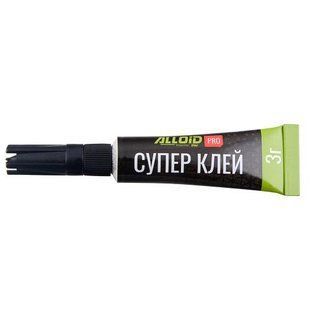 Клей ціаноакрилатний 3г блістер ТМ Alloid PRO APG1 000084100 фото