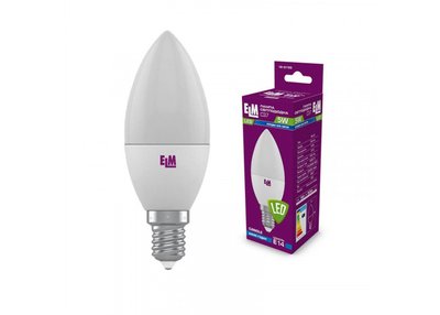.Лампа ELM LED свічка Е14 5W/4000K (18-0155) 000063087 фото
