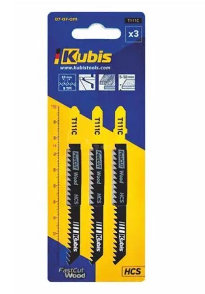 Пилка для лобзика Kubis T111C (07-07-0111) 000069145 фото
