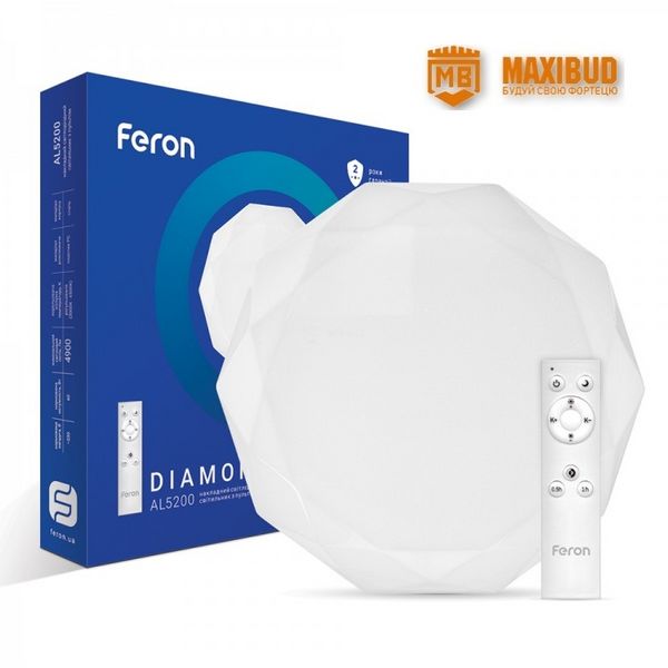 Світильник стельовий FERON AL5200 70W SMART 000066125 фото