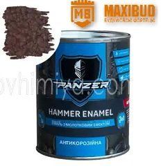 Емаль 3в1 HAMMER ENAMEL шоколадна 2л PANZER 000064350 фото
