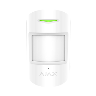 Бездротовий датчик руху і розбиття Ajax CombiProtect White 13582/1385 фото