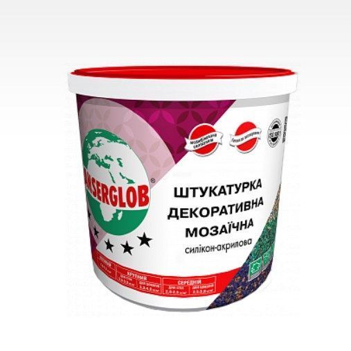 №724 25кг Декоративна мозаїчна акрилова штукатурка Anserglob 040635    фото