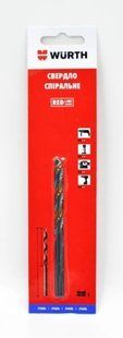 Свердло спіральне по металу ТМ WURTH HSS DIN338 8мм 000056078 фото