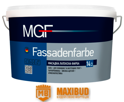 Фарба MGF Fassadenfarbe М90, 14 кг 000027220 фото