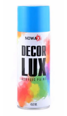 48031 Фарба-спрей (Nowax) Decor Lux світло-блакитний 450 мл. 000042014 фото