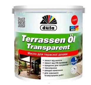 Масло для терасної дошки Terraseen Oil 0,75л " DUFA " прозоре 000083694 фото