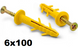 Дюбель "грибок" 6х100 з шурупом PFX
