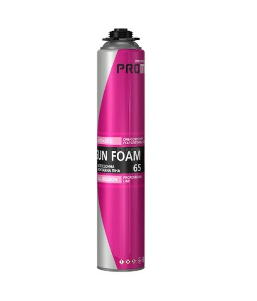 Піна монтажна професійна PROMAXX 65L / 860ml (-5C/+30C) 000048619 фото