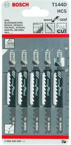 Пилка для лобзика BOSCH Т144D (Rebir) 000004960 фото