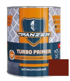 Грунт швидкосохнучий TURBO PRIMER ТМ "PANZER" ЧЕРВОНО-КОРИЧНЕВИЙ 0,9кг 000083620 фото