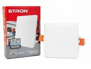 Світильник 1-EDP-661 3D 18W 5000K білий квадрат ТМ Etron 000058352 фото