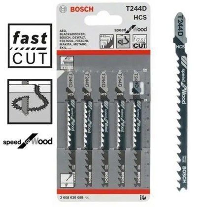 Пилка для лобзика BOSCH Т244 D 000025825 фото