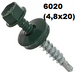 Самонаріз для металочерепиці 6020 (4,8х20)