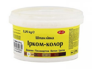 Шпаклівка "Ірком-Колор" ІР-23 біла 0,70 кг 000001616 фото