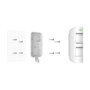 Кріпильна панель Ajax SmartBracket для MotionProtect&nbsp;Outdoor біла 13671/13998 фото