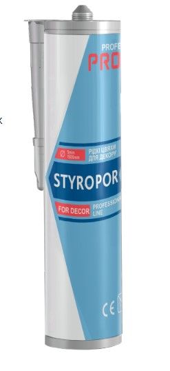 Рідкі цв’яхи для декору STYROPOR PROMAXX (білі) 280 ml 000048200 фото