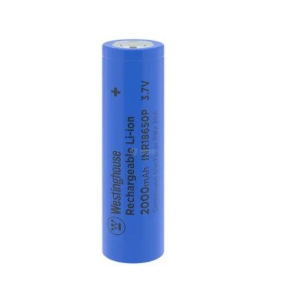 Аккумулятор літій-іонний Westinghouse 3.7V 18650, 2000mAh, 10C 000068895 фото