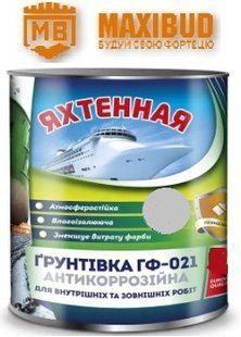 Грунтовка льняна ТМ "Яхтова" матова СІРА 2,8кг. 000059491 фото