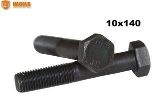 Болт з шестигр. головкою 10х140 БП часткова різьба (7318158990 DIN931) 000045260 фото