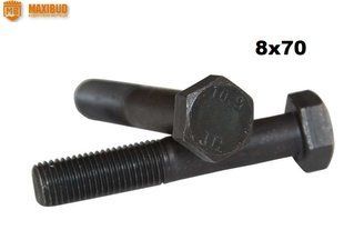Болт з шестигр. головкою 8х70 БП часткова різьба (7318158990 DIN931) 000045246 фото