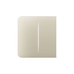 Бічна кнопка для двоклавішного вимикача Ajax SideButton (2-gang) Ivory 10910/16335 фото