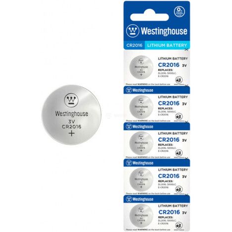 Батарейка літієва Westinghouse, таблетка CR2016 000059307 фото