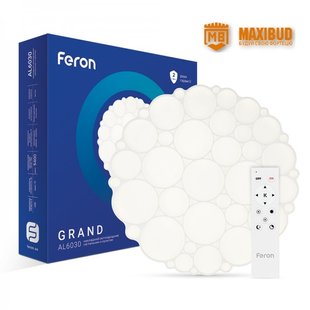 Світильник стельовий FERON AL6030 72W SMART 000058785 фото