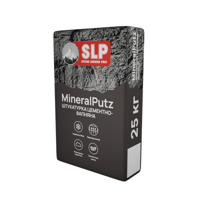 Штукатурка SLP MineralPuts 100 (Цементно-вапняна) 25кг 000071120 фото