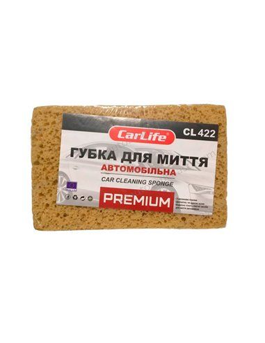 Губка для миття авто (CarLife) "Premium " 000029778 фото