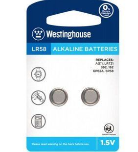 Батарейка лужна Westinghouse, таблетка LR58 (уп.2шт) 000059319 фото