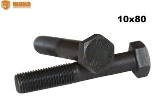 Болт з шестигр. головкою 10х80 БП часткова різьба (7318158990 DIN931) 000045255 фото