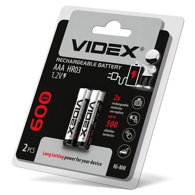 Аккумулятор Videx HR03/AAА 600mAh 000041715 фото