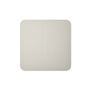 Кнопка для двоклавішного вимикача Ajax SoloButton (2-gang) Oyster 10920/16359 фото