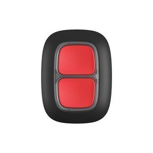 Бездротова екстрена кнопка Ajax DoubleButton Black 13628/11911 фото