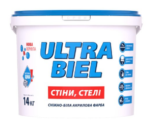 Фарба акрилова Ultra Biel 10л,/14кг 000025869 фото