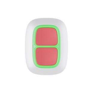 Бездротова екстрена кнопка Ajax DoubleButton White 13629/11914 фото