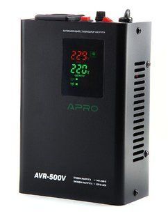 Стабілізатор напруги релейний "APRO" 500ВА підвісний 000079880 фото